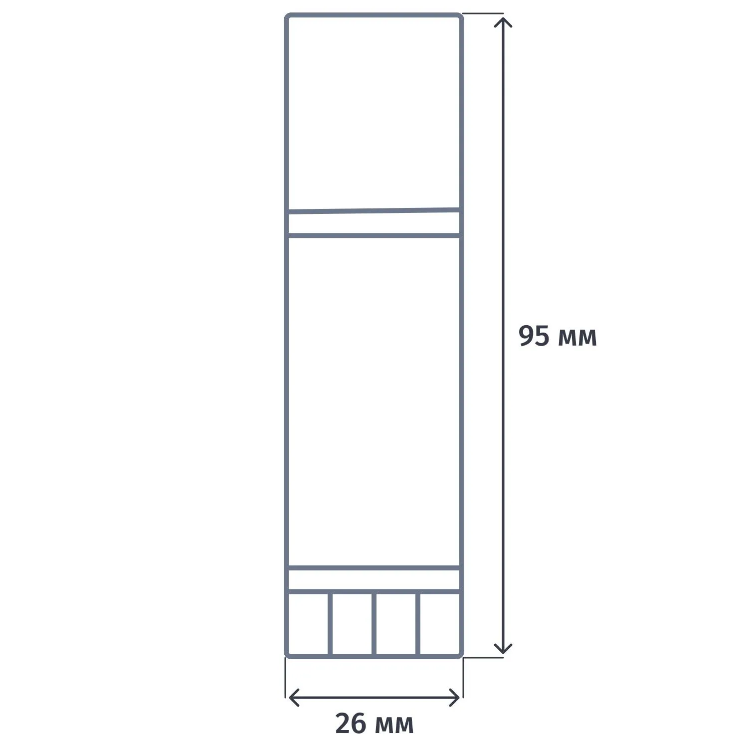 Клей-карандаш Attache Power glue для бумаги, картона и фото - Image 6