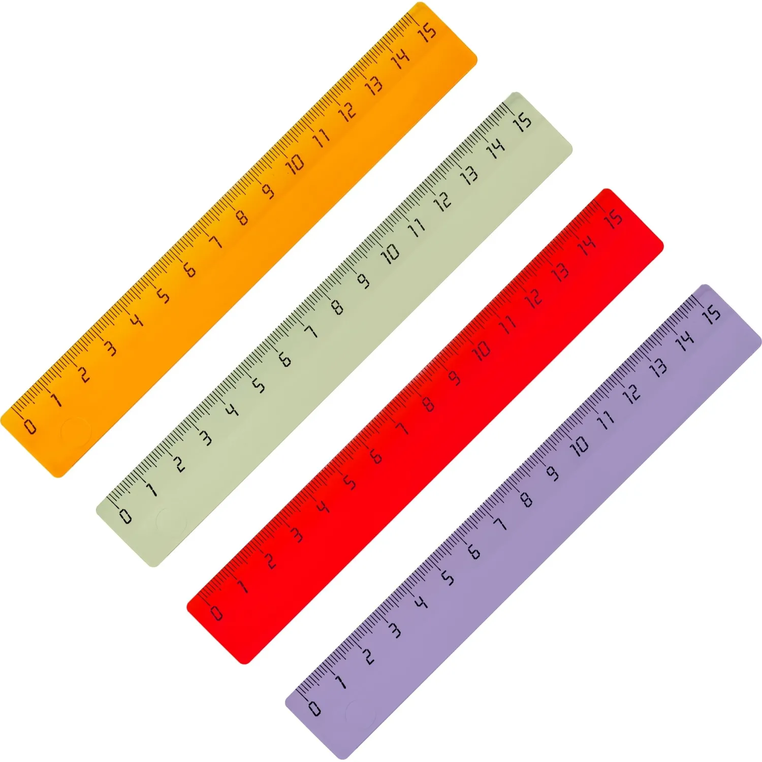 Линейка Attache Economy 15 см пластиковая - Image 2