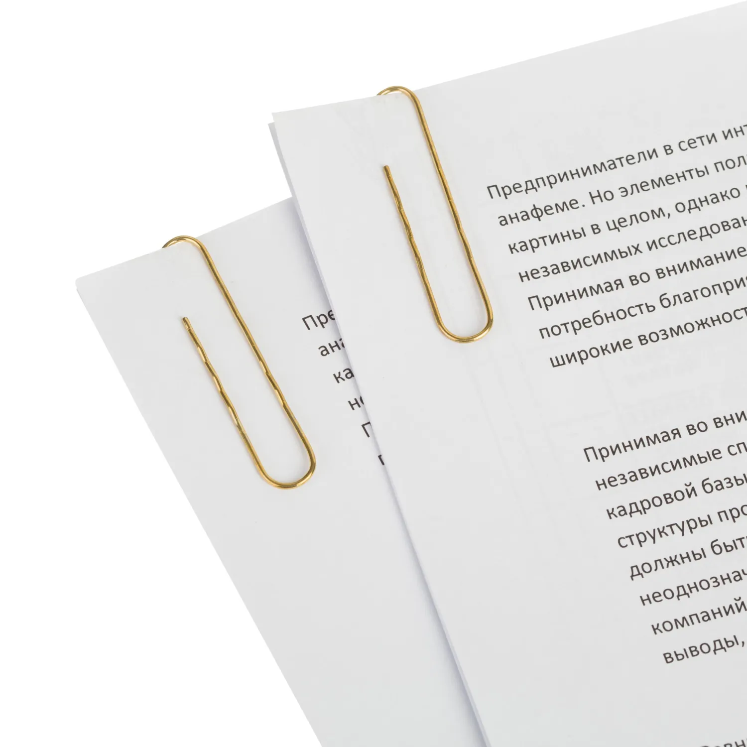 скрепки Attache металлические 50 мм, 30 шт., гофрированные, золотистые - Image 5