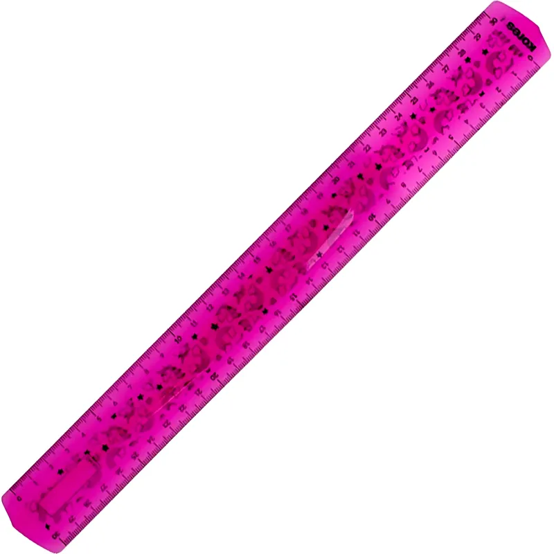 Линейка Kores 30 см пластиковая повышенной гибкости - Image 4