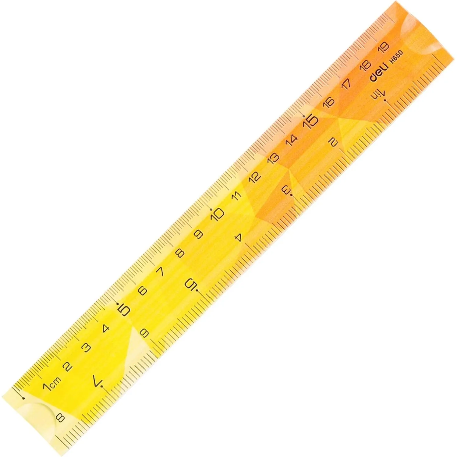 Линейка Deli 20 см пластиковая гибкая - Image 4
