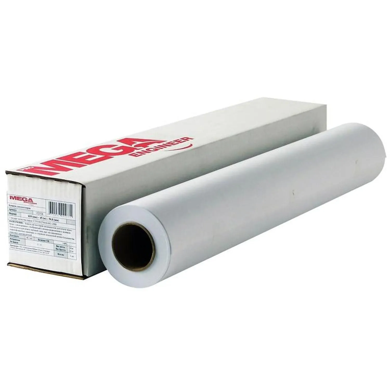 Бумага широкоформатная ProMega engineer InkJet 610 мм (рулон А1+, 45 м, белизна 146%) - Image 2