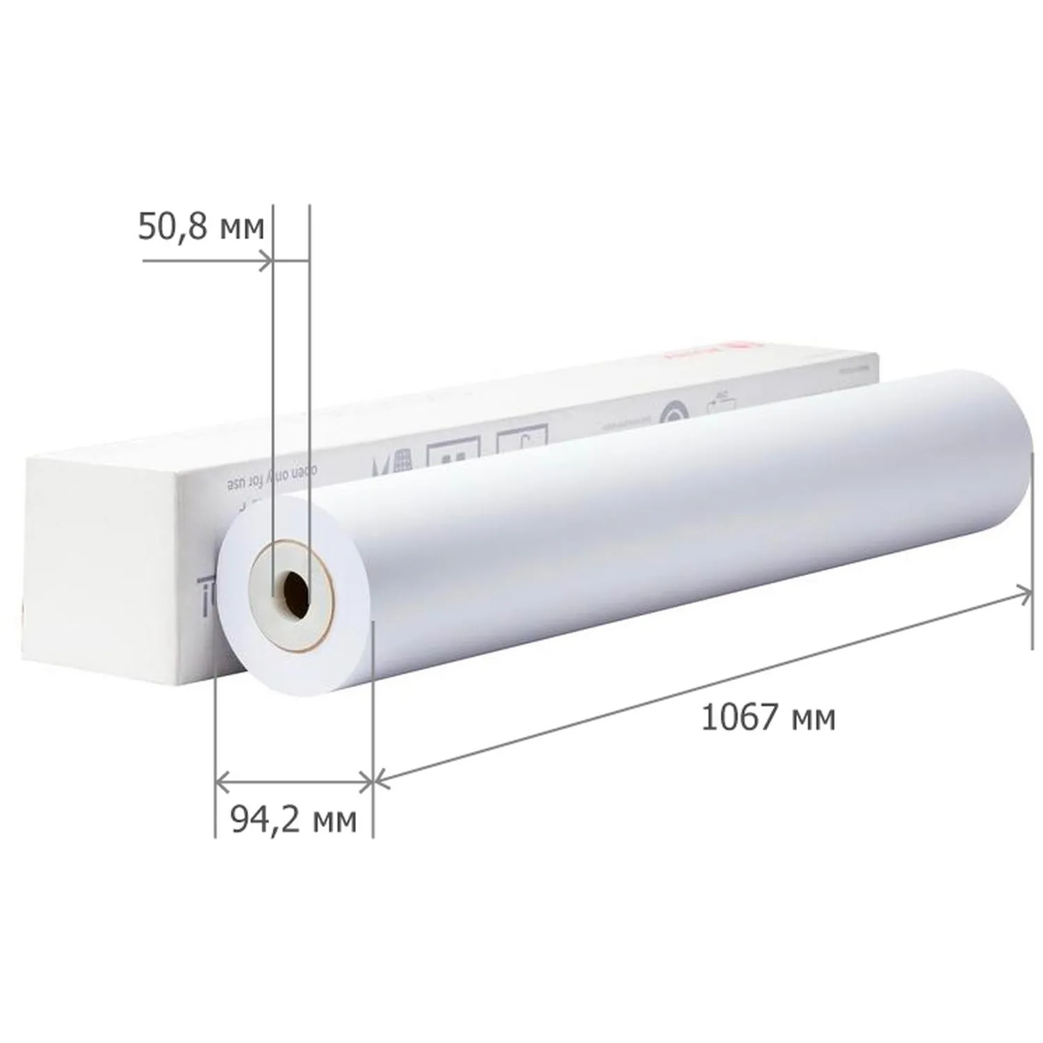 Широкоформатная бумага Комус ProMega engineer InkJet (рулон 1067 мм) HP Epson - Image 3